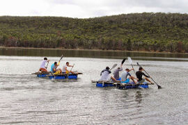 Racing rafts